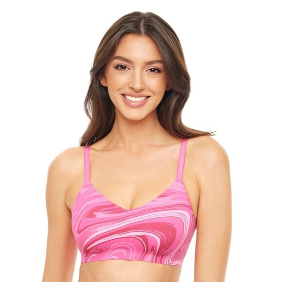 No Boundaries Junior's Wire-Free Bonded Voop Bralette, Size S - Picture 5 of 10